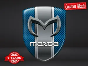 Mazda Pegatina Silicona Alta Calidad Profesional Personalizable
